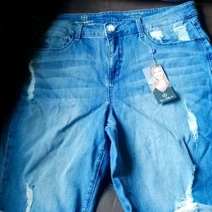 Hot in Hollywood  blue shorts 18 w